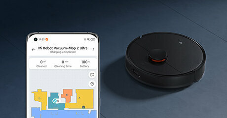 Робот-пылесос Xiaomi Mi Robot Vacuum Mop 2 Ultra (BHR5195EU), Сухая и влажная уборка - фото №17