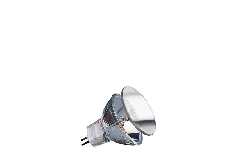 Лампа галогенная Paulmann Halo+ Рефлекторная 16Вт 165Лм 3000К GU4 12В D35мм Серебро Диммируемая Набор 2 штуки 80025.