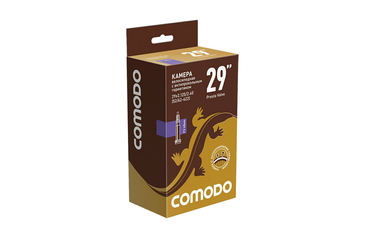 Камера COMODO с антипрокольным герметиком 29 x 2.125/2.40