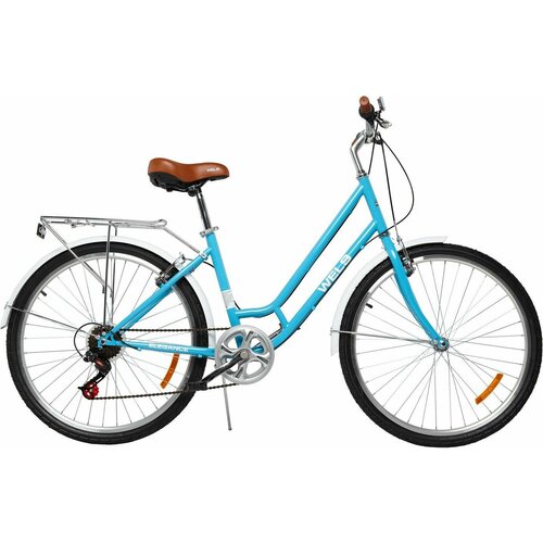 Велосипед WELS Elegance 26 Велосипед WELS Elegance Голубой 211207 2025000₽