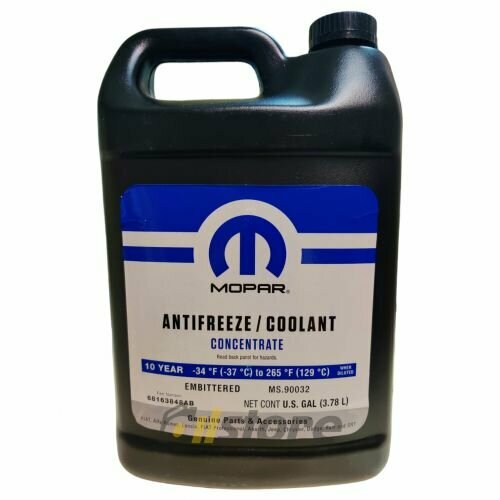 Антифриз концентрат MOPAR Antifreeze/Coolant 10-year, 3.78л