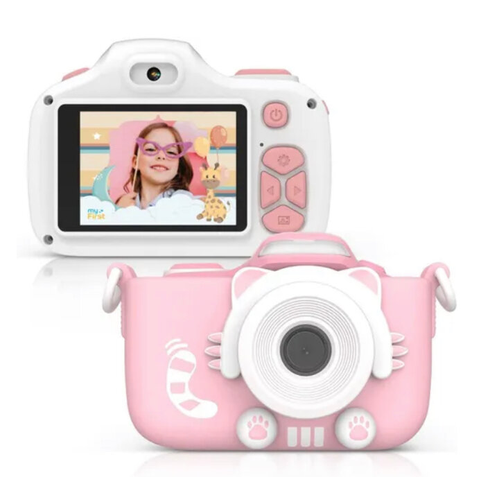 Детский цифровой фотоаппарат "Котенок" с HD-видео записью