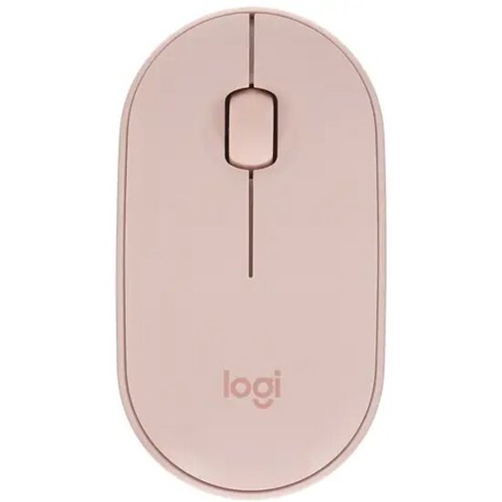 Мышь беспроводная Logitech PEBBLE M350 Pink (910-005575)