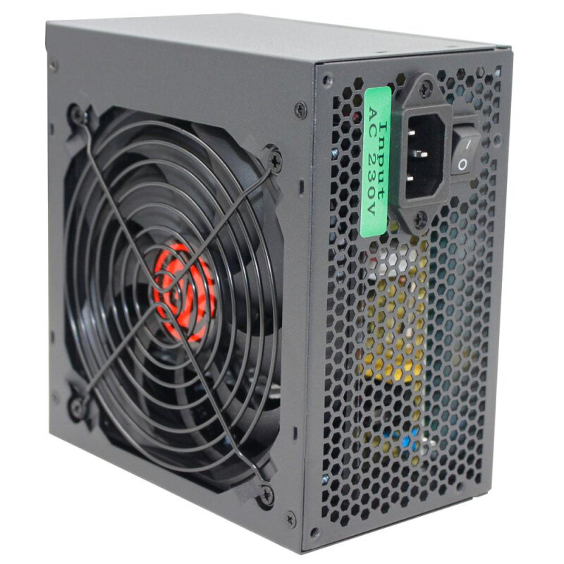 Блок питания Ginzzu 650W (CB650) ATX,12CM black,20+4p, CPU(4+4)