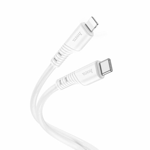 Кабель TYPE-C Lightning 8Pin HOCO X97 Silicone PD 1м белый кабель usb lightning 8pin hoco x58 airy silicone 2 4a 1 0м белый