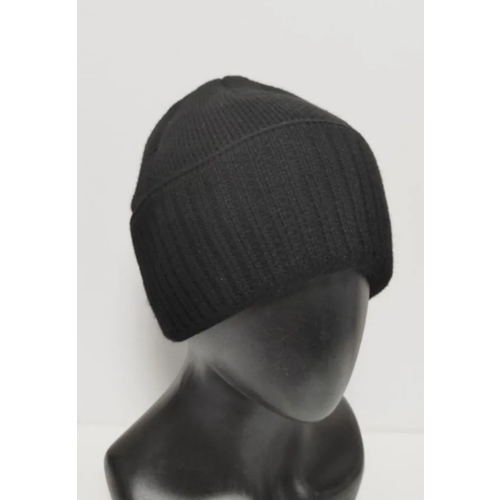 фото Шапка бини , размер 56/59, черный hand made tubatay