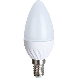 Светодиодная LED лампа свеча Ecola 5 W(Вт) E14(е14) 2700K 230° 100x37 220V C4TW50ELC