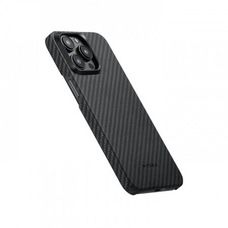 Чехол Pitaka MagEZ Case 4 для iPhone 15 Pro Max (6.7") Черно-серый — фото 1
