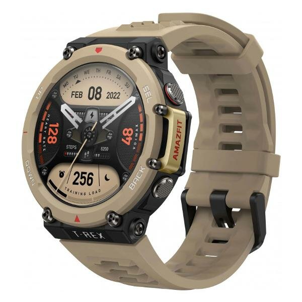 Умные часы Amazfit T-Rex 2 GPS, пустынный хаки