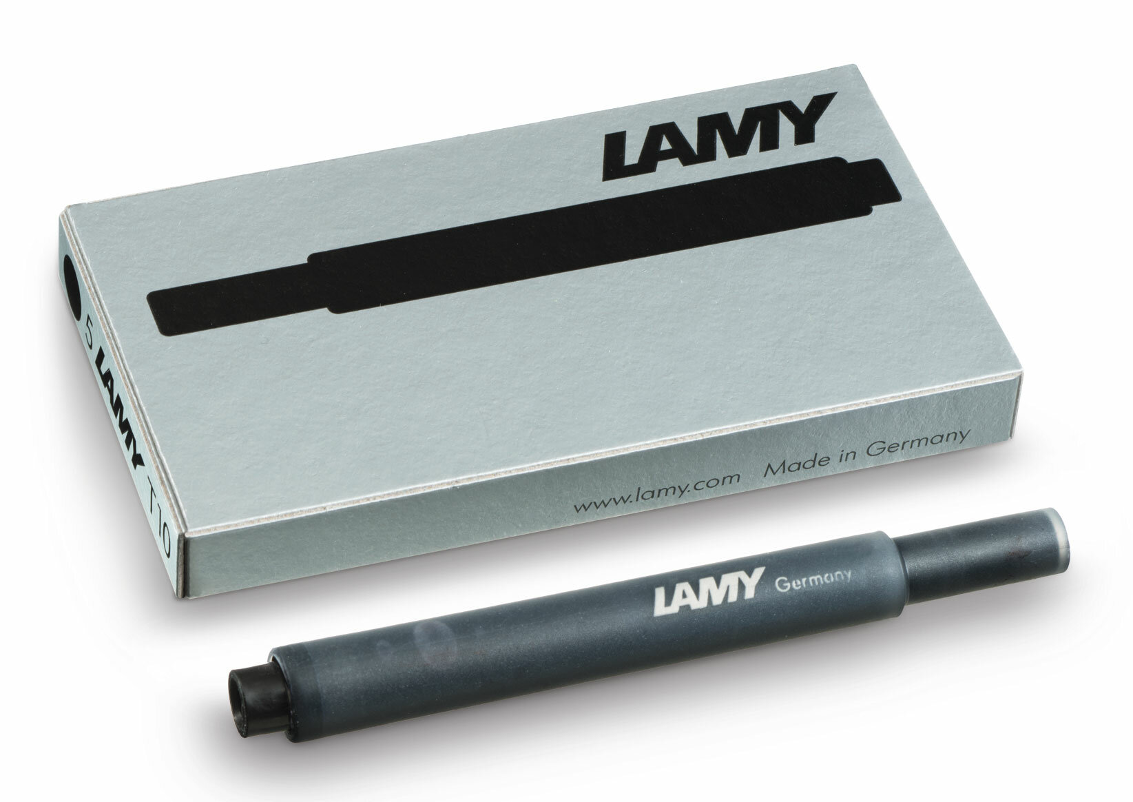 Картриджи для перьевой ручки Lamy T10, Черный, 5 шт.