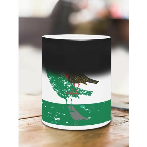 Кружка хамелеон Флаг Бирска