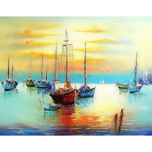 Картина по номерам Море на закате 40х50 см Art Hobby Home