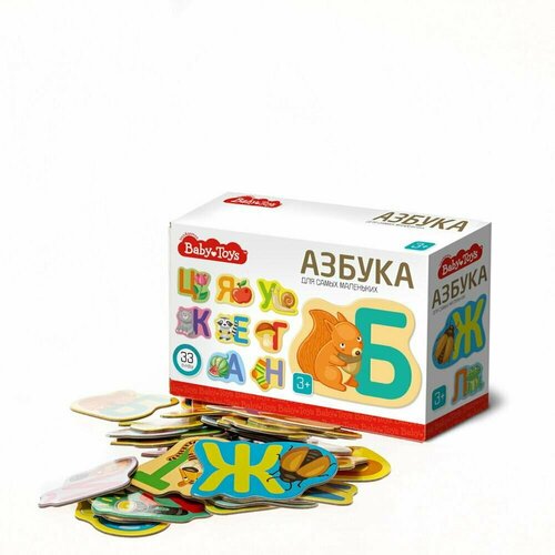 развивающая игра нескучные игры занимательная азбука 33 буквы и 12 цветных карандашей Настольная игра Baby Toys Азбука для самых маленьких Games
