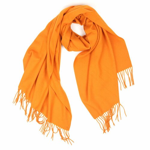Шарф FABRETTI,180х65 см, one size, оранжевый шарф fabretti 180х65 см one size серый