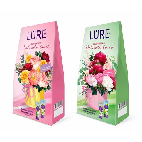 Подарочный набор LURE Delicate Touch: BIO-Крем для рук Увлажняющий с алоэ вера и глицерином 75 мл +