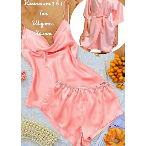 Пижама , размер S, розовый пижама uniqlo размер s розовый