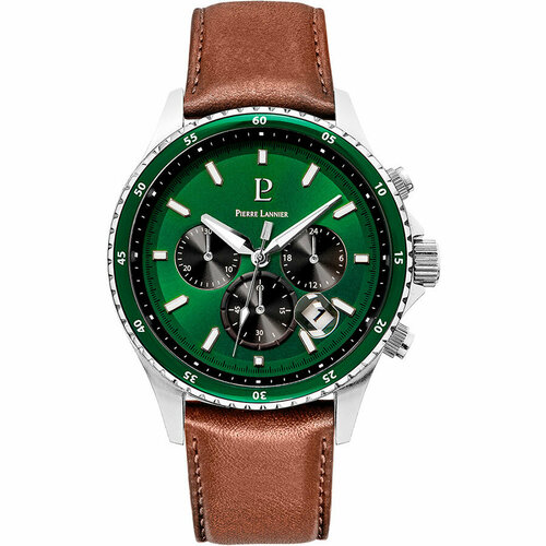 фото Наручные часы pierre lannier часы pierre lannier 227g164, зеленый