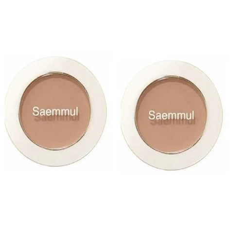 THE SAEM Тени для век Saemmul Single Shadow Nothing Beige BE05, 1,6г, 2шт