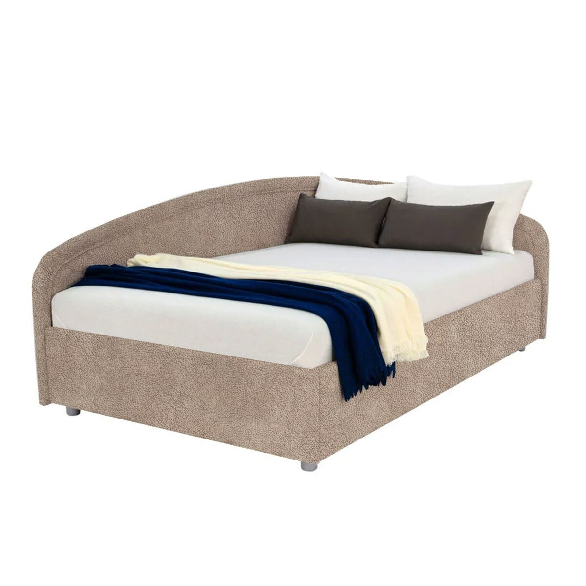 Кровать с подъёмным механизмом Боровичи-мебель Угловая 900 мм БНП Columbia beige 70725