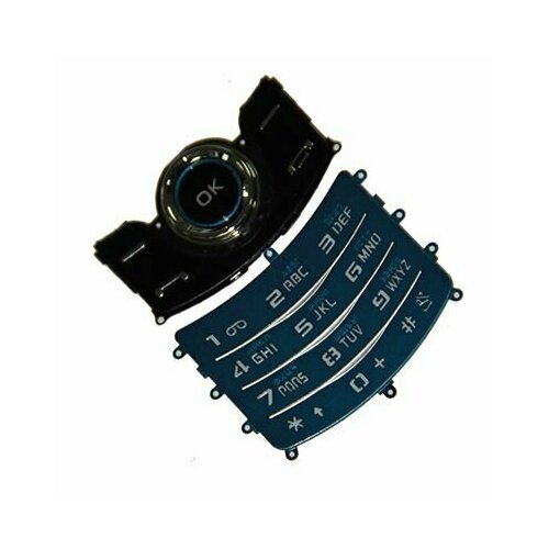 Клавиатура для Samsung S5200 комплект черный-синий 26600₽