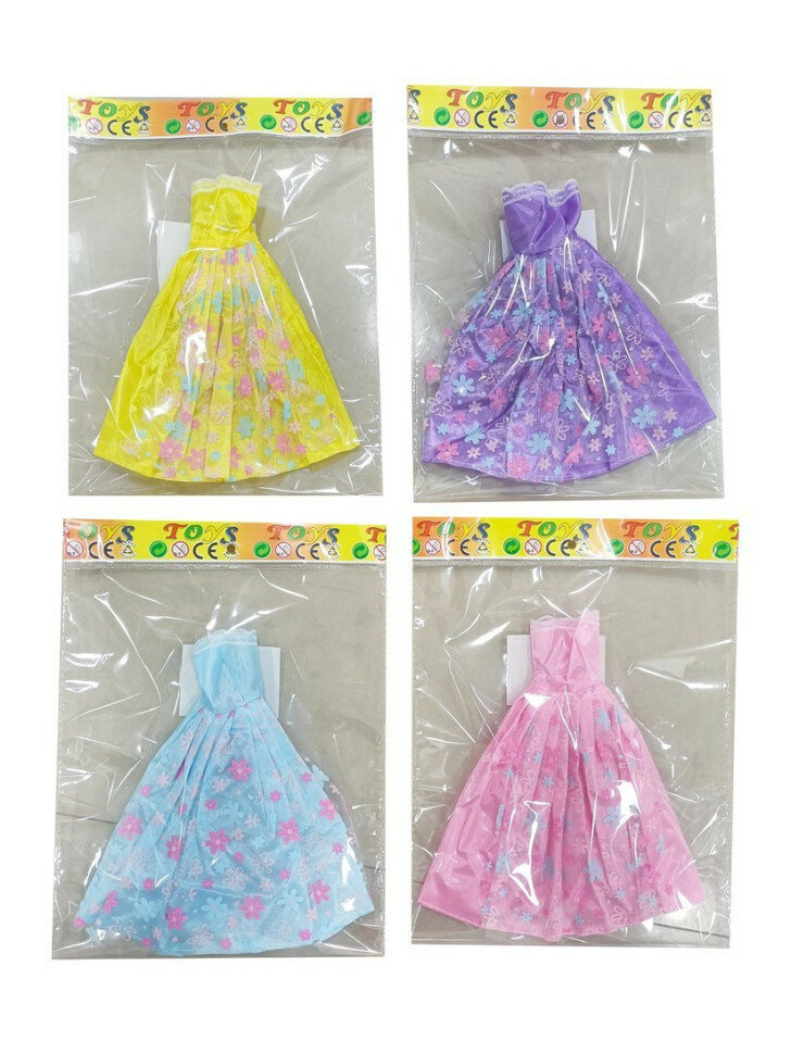Платье для куклы, в ассорт, пакет (арт. 802235)
