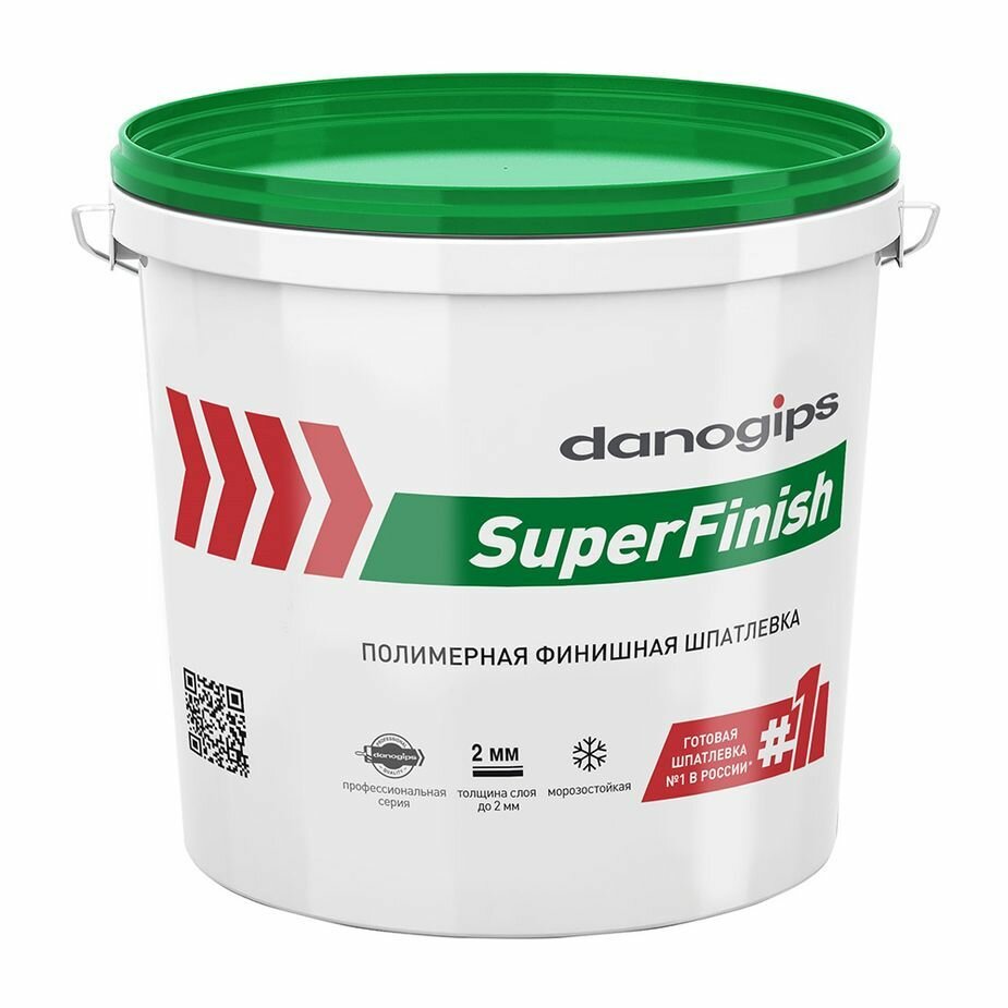 Даногипс СуперФиниш шпатлевка готовая универсальная (3л/5кг) / DANOGIPS SuperFinish шпаклевка готовая универсальная (3л/5кг)