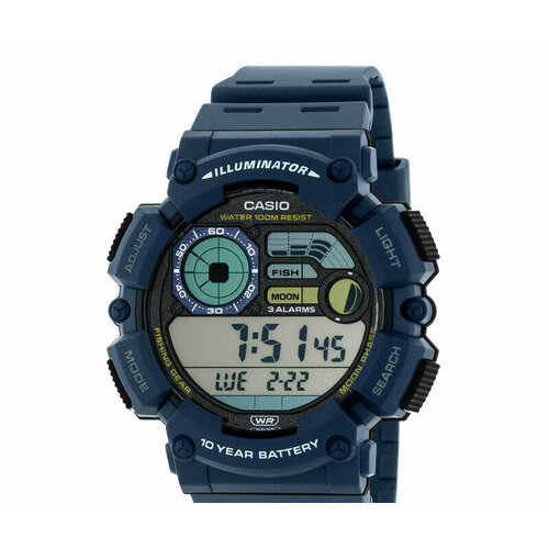 фото Наручные часы casio collection men ws-1500h-2a, синий, черный