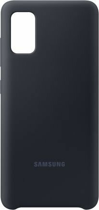 Чехол-накладка Samsung Silicone Cover для A41 черный