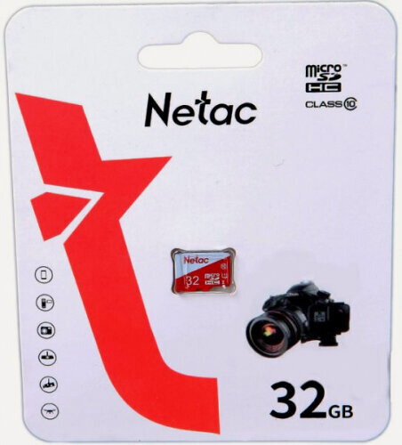 Изображение товара Карта памяти Netac P500 ECO MicroSDHC 32Gb Class 10 UHS-I 80MB/s (NT02P500ECO-032G-S)