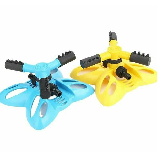 Вертушка садовая бабочка Lawn Sprinkler разбрызгиватель 360 градусов распылитель пятилепестковый для полива 660₽