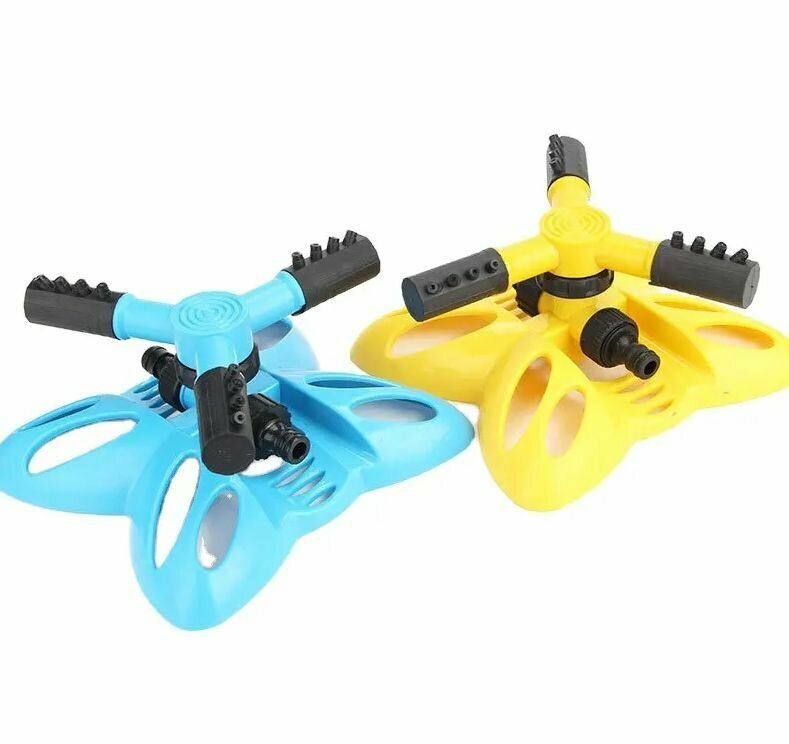 Вертушка садовая бабочка Lawn Sprinkler / разбрызгиватель 360 градусов / распылитель пятилепестковый / для полива