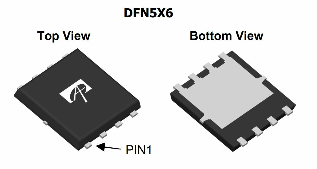 Микросхема AON6786 N-Channel MOSFET 30V 85A DFN5x6