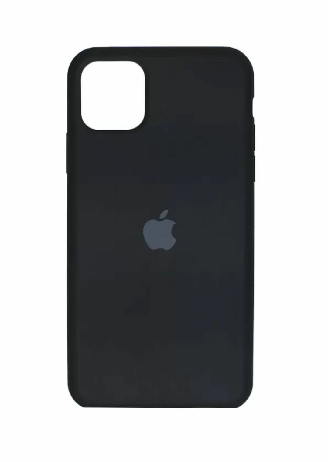 Apple iPhone 15 pro под оригинальный чёрный чехол для эпл айфон 15 про Silicone case, замша, утолщённый, противоударный
