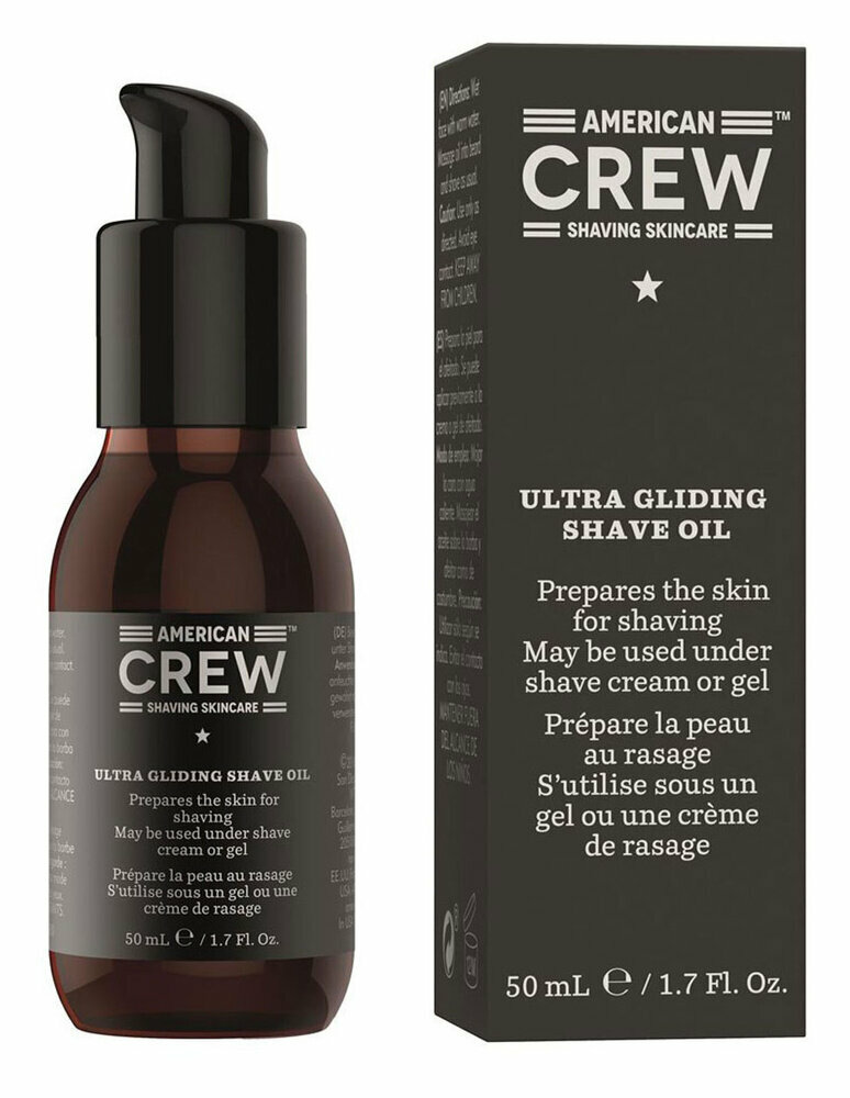 AMERICAN CREW ssc ultra gliding shave oil Масло для бритья 50мл