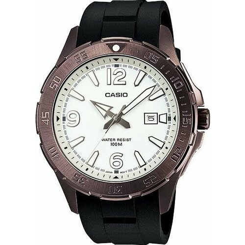 фото Наручные часы casio, белый, черный