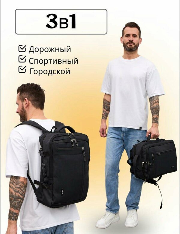 Рюкзак -чемодан 3в1