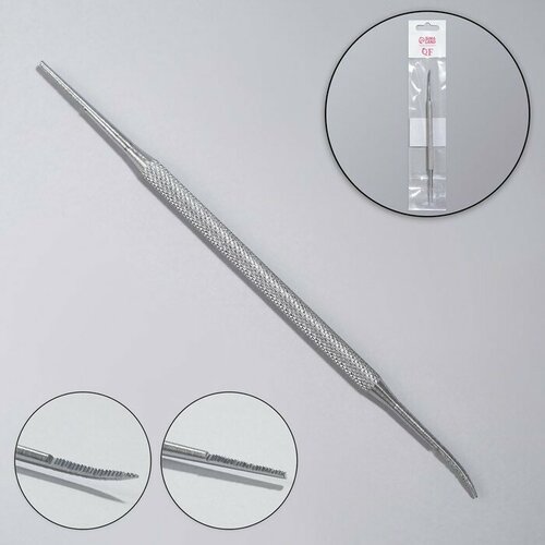 Кюретка-пилка двухсторонняя 14 см цвет серебристый 403₽