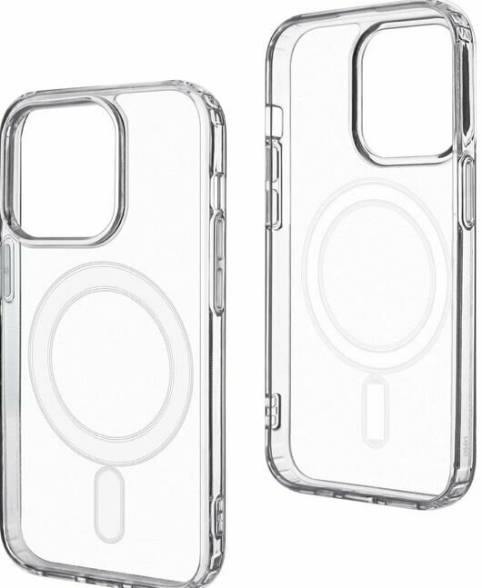 Чехол магнитный с функцией MagSafe прозрачный для iPhone 12 Mini (для Айфон 12 Мини)