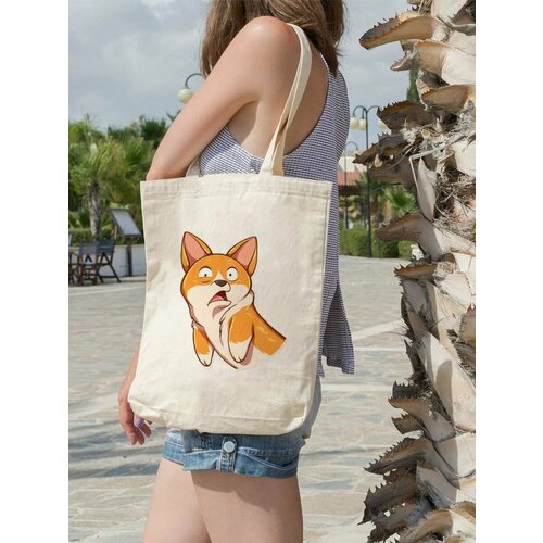 фото Сумка шоппер , фактура плетеная, горчичный kotofoto76