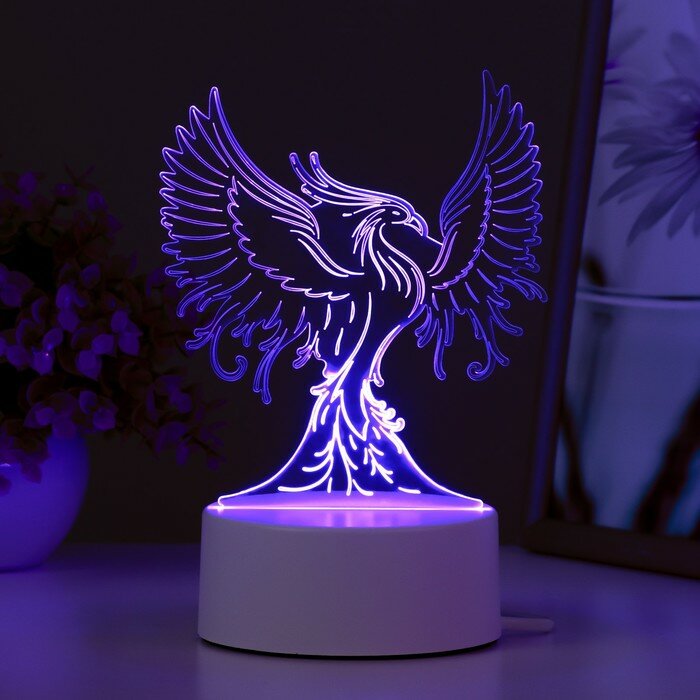 Светильник "Феникс" LED RGB от сети 12х9,5х14,5 см - фотография № 4