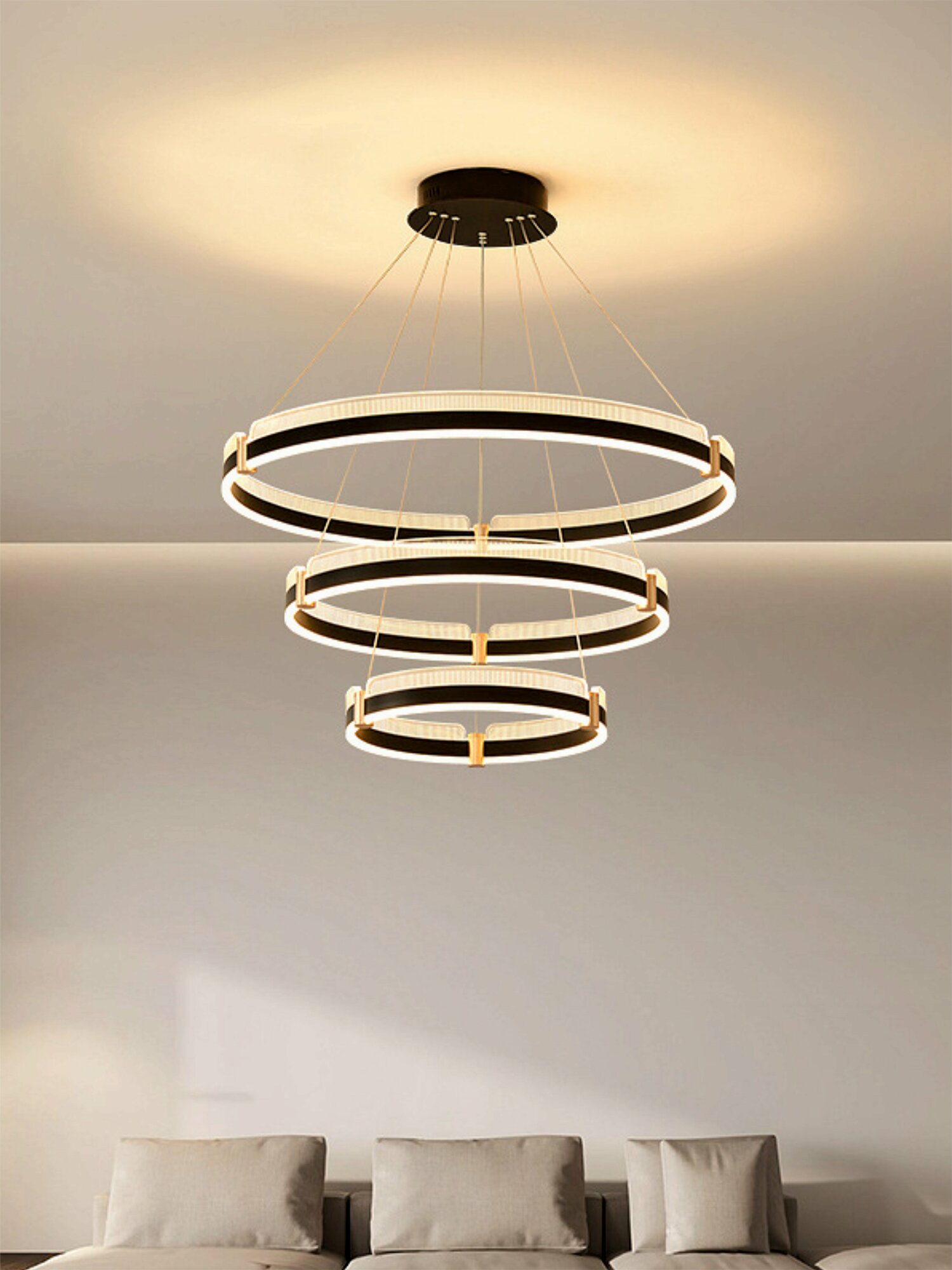 Светодиодная люстра подвесная VertexHome VER-9905/3 стиль модерн, на кухню, в детскую, в спальню, в гостиную