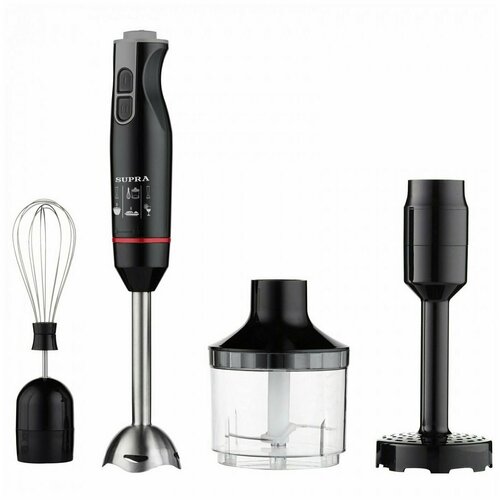 Блендер погружной Supra HBS-797 800Вт чёрный красный 239000₽