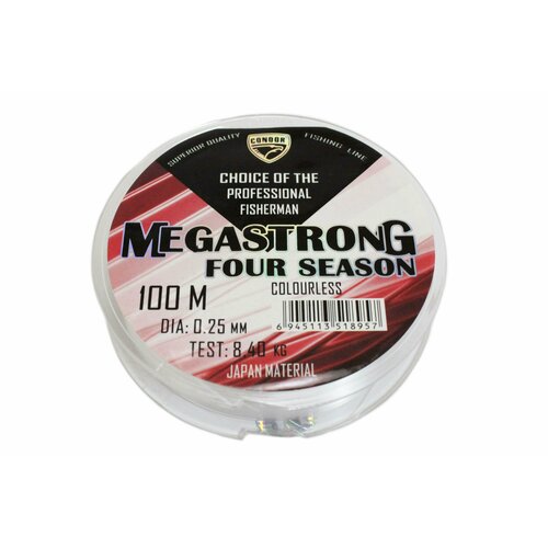фото Леска megastrong four season 0.28 мм, 100м нет бренда