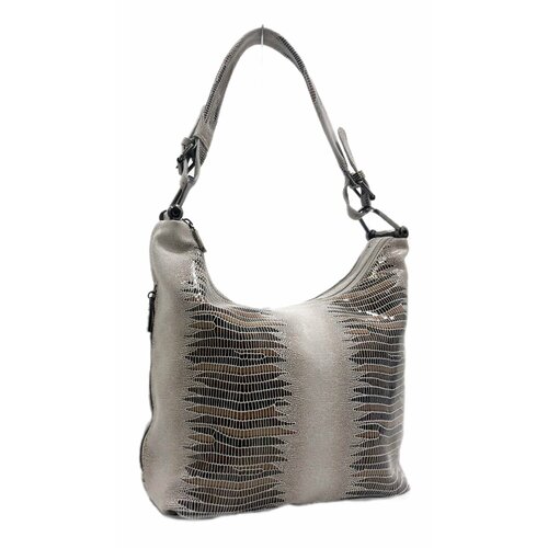 Сумка , фактура под рептилию, бежевый