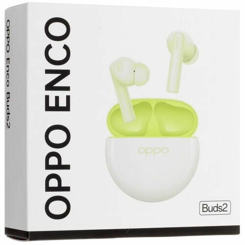 Наушники Oppo Enco Buds 2 Lime Green ETE41 - фото №17