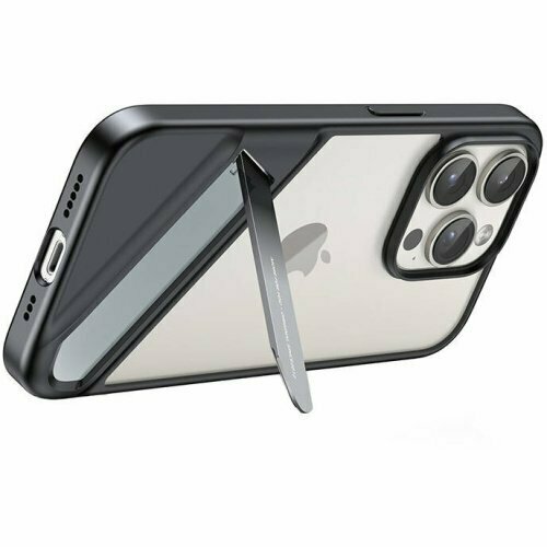 ClipCase UGREEN LP740 (25407) Kickstand Protective Case для iPhone 15 Pro Max 6.7'. Цвет: черный для Apple iPhone 15 Pro Max 6.7' черный