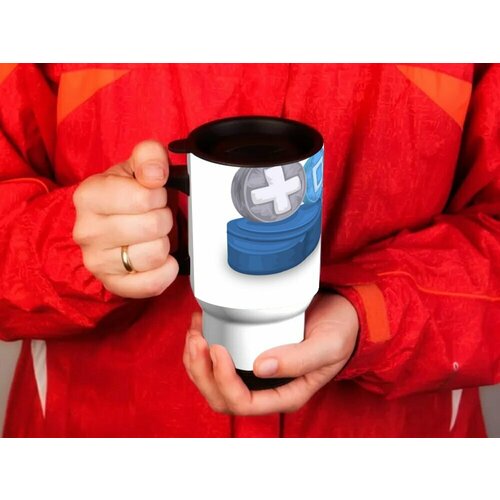 Тремокружка для авто с принтом Скамейка игровая приставка приставка 05 л 144000₽