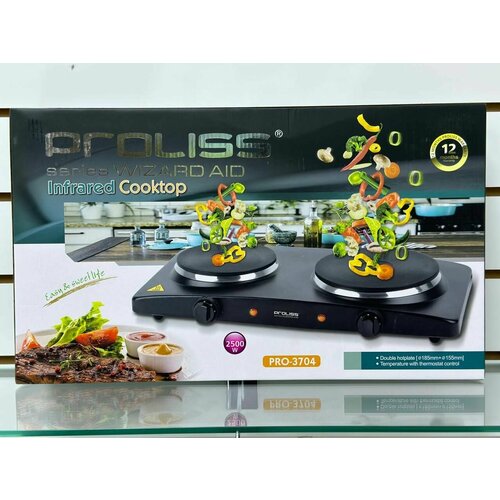 Плита электрическая дисковая 2х конфорочная2500W 390000₽