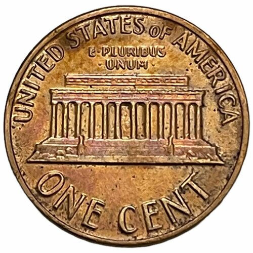 США 1 цент 1970 г. (Memorial Cent, Линкольн) сша 1 цент 1971 г memorial cent линкольн