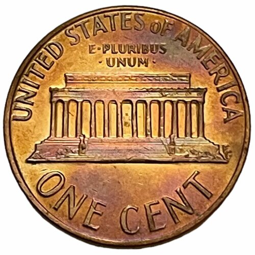 США 1 цент 1973 г. (Memorial Cent, Линкольн) (D) сша 1 цент 1973 г memorial cent линкольн d zn cu